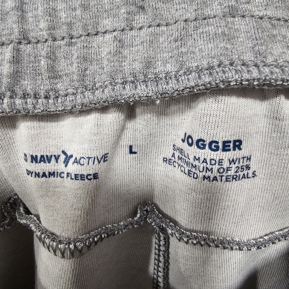 Old Navy Men's Heather Gray Joggers - Picture 3 of 3